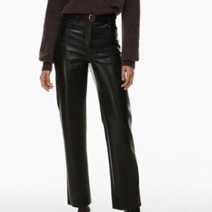 Wilfred Brown Leather Pants